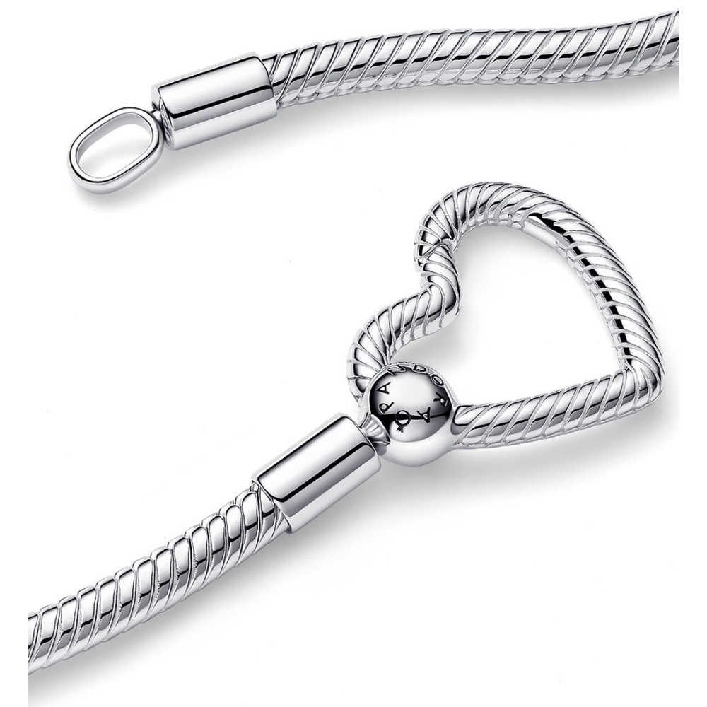 Pandora Heart Silver Necklace - Picture 2 of 4